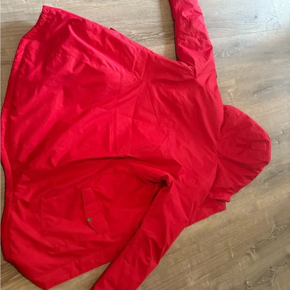 Columbia Vibrant Red Hooded Jacket new with tag size xl - Picture 8 of 9